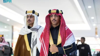 احتفال أهالي المنطقة الشمالية بالأزياء التراثية بمناسبة يوم التأسيس