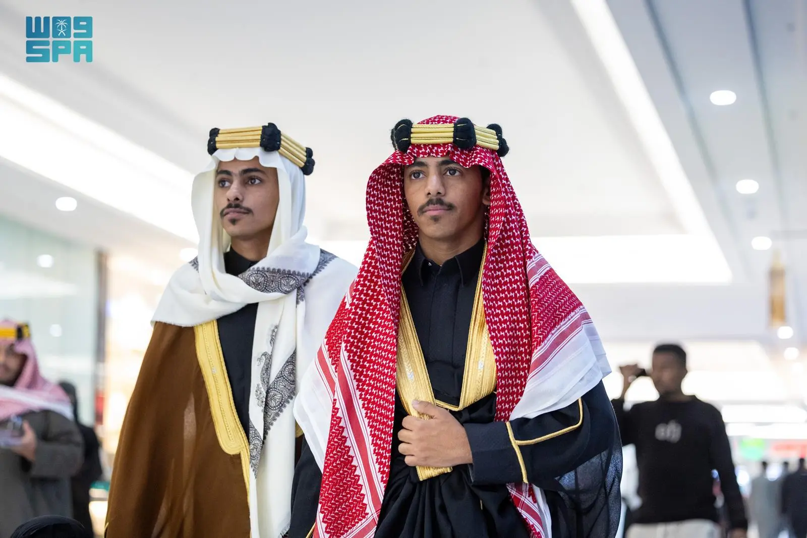 احتفال أهالي المنطقة الشمالية بالأزياء التراثية بمناسبة يوم التأسيس