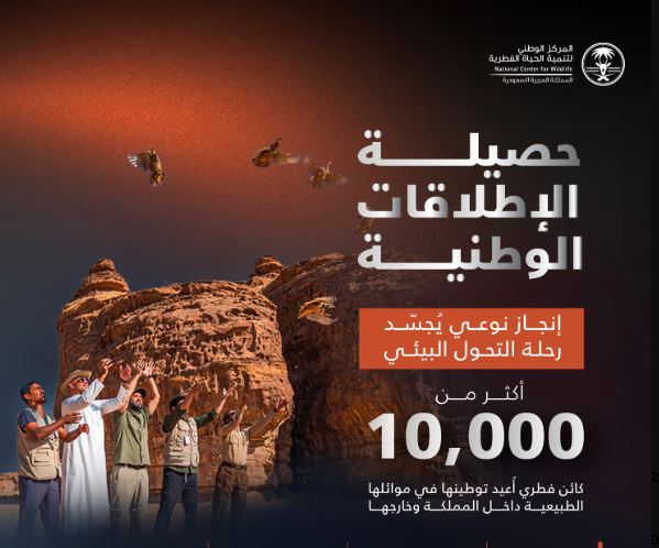 "الحياة الفطرية" تُطلق أكثر من 10,000 كائن فطري في مبادرة مبتكرة للحفاظ على التنوع البيولوجي