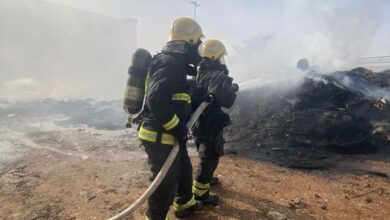 الدفاع المدني بالرياض يستجيب لحريق محدود في أرض مسورة دون تسجيل إصابات