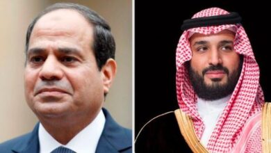 الرئيس المصري يعبر عن دعم بلاده لأمن واستقرار المملكة في اتصال هاتفي مع ولي العهد