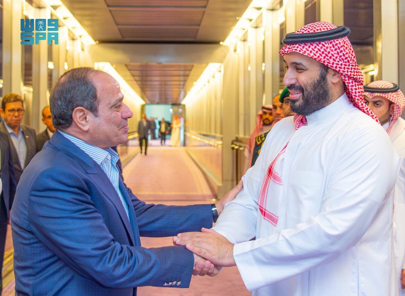 السيسي يغادر جدة وسط توديع ولي العهد البارز