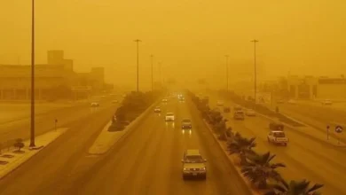تنبيهات: رياح نشطة وأتربة تغطي المنطقة الشرقية حتى الساعة السادسة مساءً