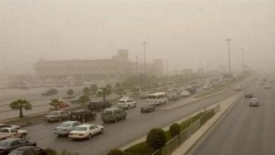 توقعات الأرصاد: رياح نشطة وأجواء غبارية اليوم الخميس