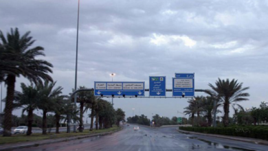 توقعات باستمرار الأمطار والرياح النشطة على منطقة الباحة