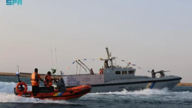 حرس الحدود يحتفل بيوم التأسيس من خلال عروض برية وبحرية مميزة