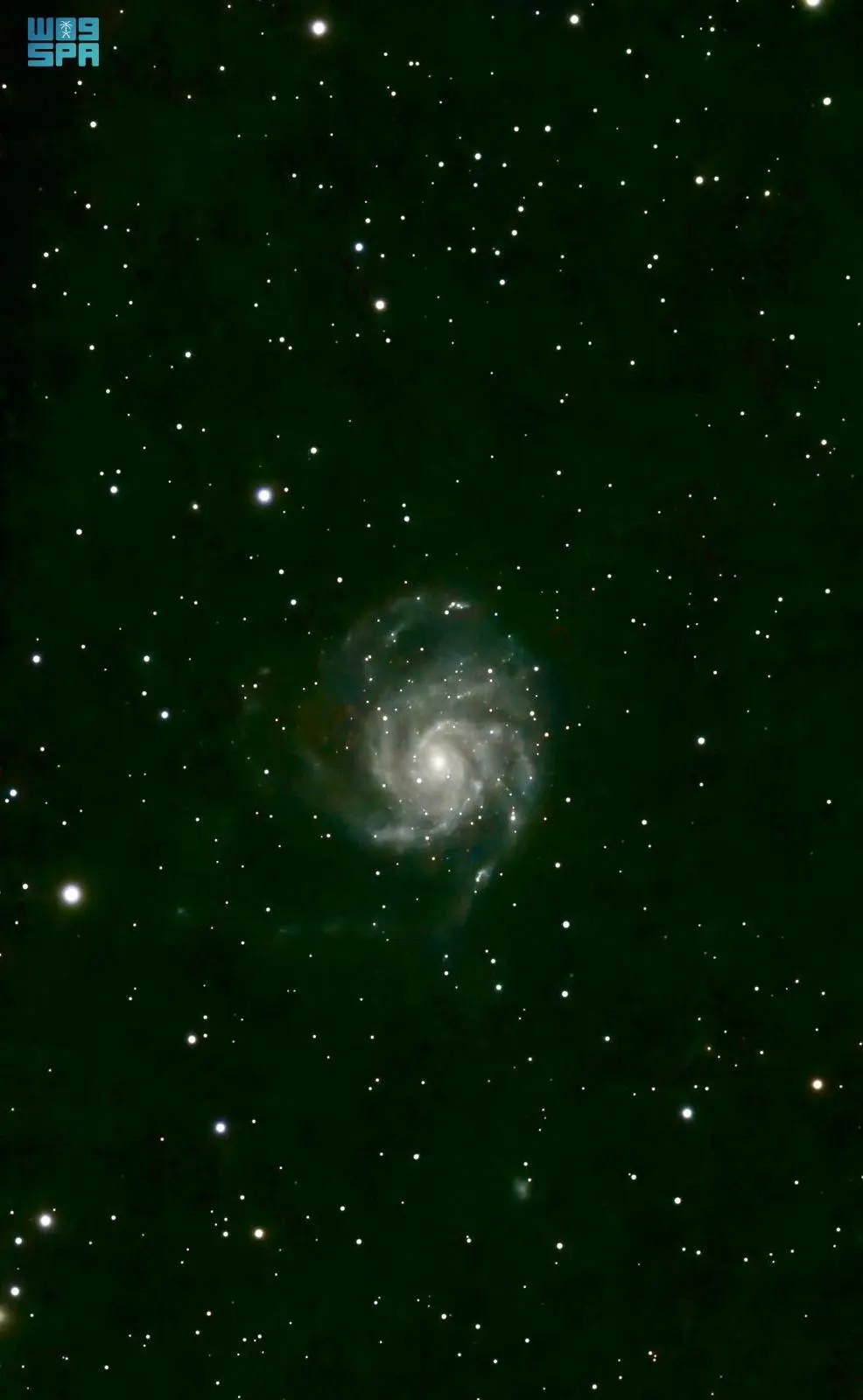 رصد مجرة "دولاب الهواء" في سماء مدينة السهلة جنوبي رفحاء