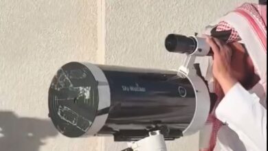 رصد هلال رمضان 1447: لقطات حصرية من مرصد المجمعة