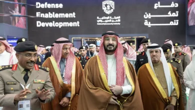 زيارة وزير الحرس الوطني لجناح الوزارة في معرض الدفاع العالمي 2026