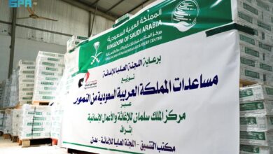 سلمان للإغاثة تُسلّم 100 طن من التمور كهدية من المملكة إلى اليمن
