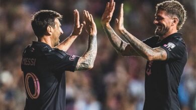 صور حصرية: فوضى أمنية تؤدي لسقوط ميسي عقب فوز إنتر ميامي في مباراة ودية