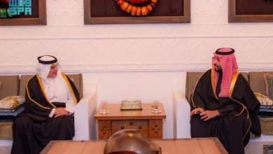 محمد بن سلمان يستقبل ولي عهد مملكة البحرين في لقاء دبلوماسي رفيع المستوى
