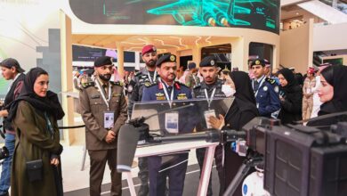 نائب قائد القوات الخاصة للأمن والحماية يقوم بجولة في معرض الدفاع العالمي 2026
