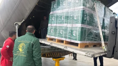 وصول الطائرة الإغاثية السعودية الثانية والثمانين لمساندة الشعب الفلسطيني في قطاع غزة