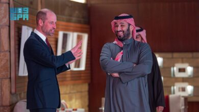 ولي العهد يستضيف ولي عهد بريطانيا في جولة مميزة في حي الطريف التاريخي بالدرعية