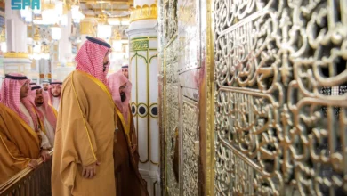 ولي العهد يقوم بزيارة مميزة للمسجد النبوي