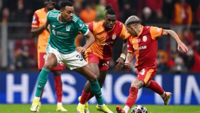 أفضل لاعب في مباراة ليفربول وجالطة سراي بدوري أبطال أوروبا