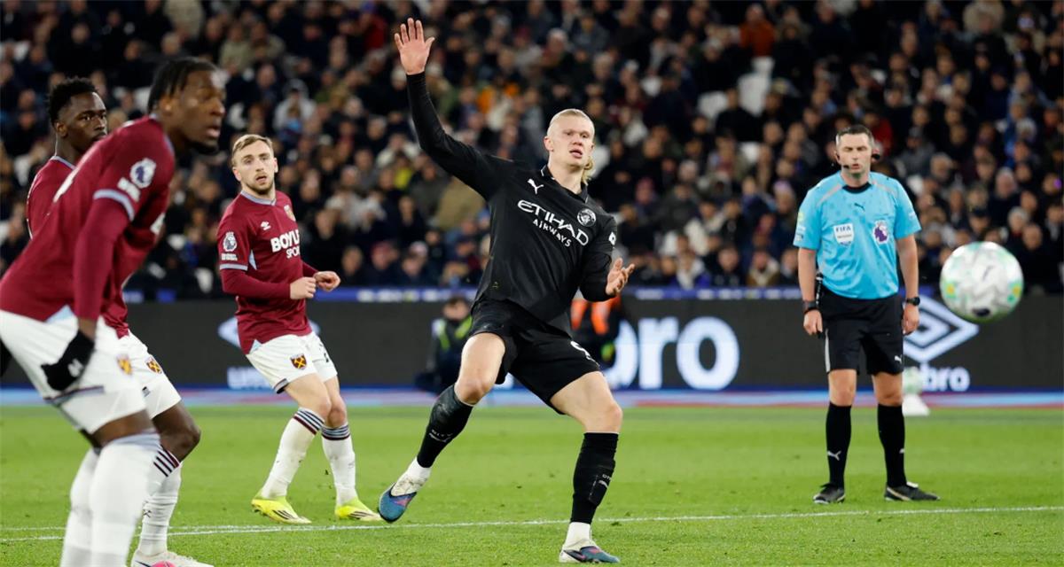 أفضل لاعب في مباراة مانشستر سيتي ضد وست هام بالدوري الإنجليزي