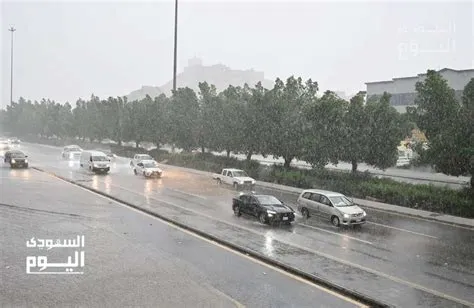 أمطار متفاوتة تضرب مناطق المملكة وتؤثر على الحياة اليومية