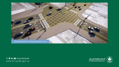 إطلاق مشروع المعالجة الهندسية لتقاطع طريق الشيخ محمد بن عبداللطيف في حي نمار بالرياض