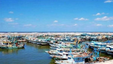 إغلاق ميناء الصيد البحري ببرج البرلس بسبب سوء الأحوال الجوية