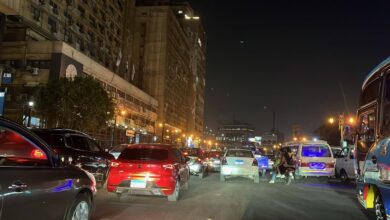 ازدحام مروري ملحوظ في الطريق الخدمي الجديد بمخطط الشرائع بمكة بعد افتتاحه