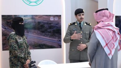 الأفواج الأمنية تظهر في معرض وزارة الداخلية لتعزيز الوعي بالخدمات المقدمة لضيوف الرحمن