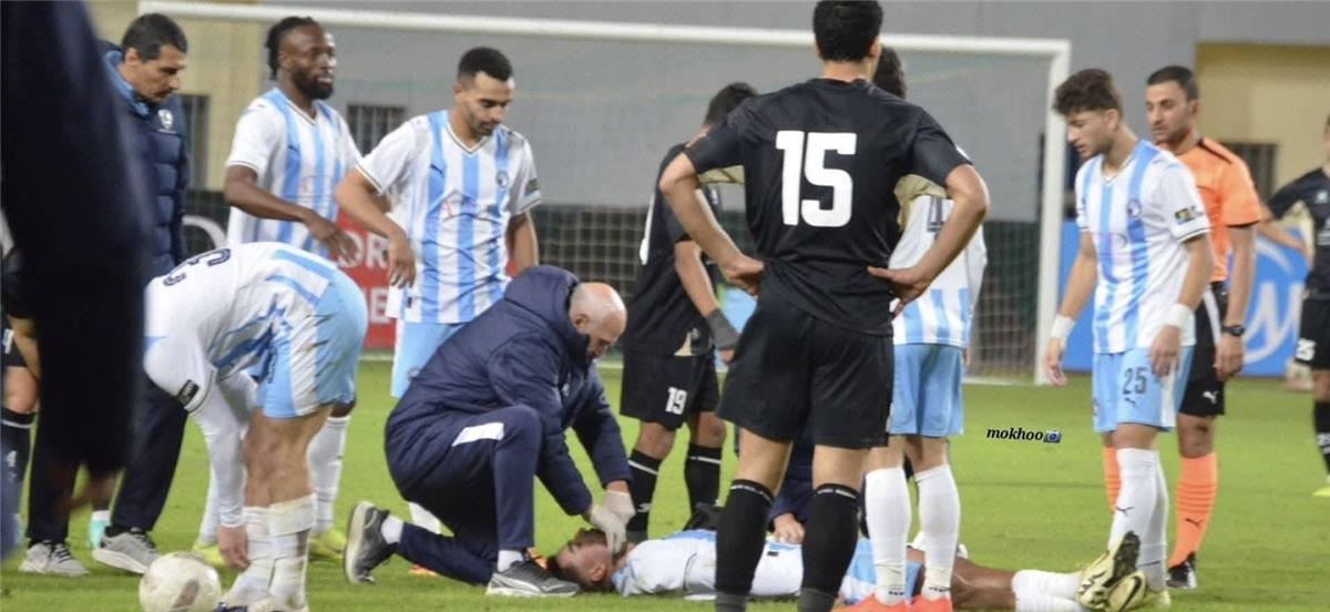 بيراميدز يعلن أحدث مستجدات إصابة محمد حمدي بعد حادث بلع لسانه