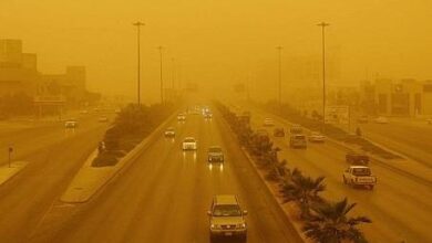 تحذيرات من أتربة ورياح نشطة في المنطقة الشمالية حتى مساء السبت