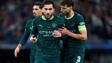 توقعات تشكيل مانشستر سيتي لمواجهة وست هام في الدوري الإنجليزي الممتاز اليوم