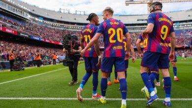 جدول مباريات برشلونة المقبلة في الدوري الإسباني بعد انتصارهم على إشبيلية