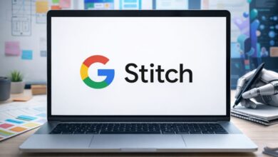 جوجل تطلق تحديثاً جديداً لأداة Stitch لتصميم الواجهات باستخدام الذكاء الاصطناعي