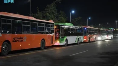 حافلات المدينة تنقل 3.6 مليون راكب إلى المسجد النبوي في رمضان