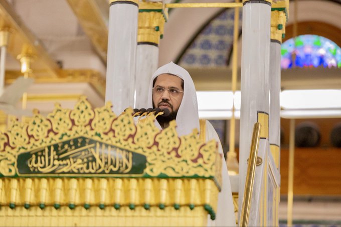 خطيب المسجد النبوي: استثمروا خواتيم شهر الخير لإكمال مسيرة الإنجازات