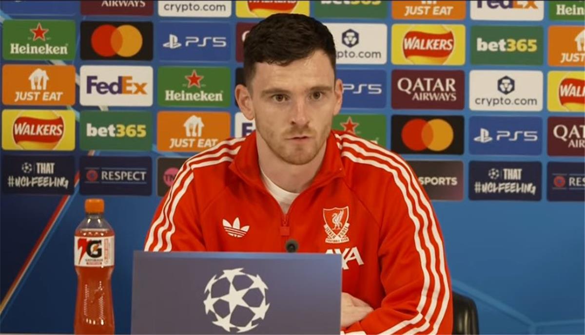 روبرتسون قبل مواجهة جالطة سراي: يجب علينا التغلب على نتائجنا المتواضعة في ظل الضغط الكبير في ليفربول