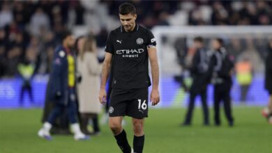 رودري عقب التعادل مع وست هام: فقدنا لقب البطل الخارق واللوم غير مجدي في الوقت الحالي