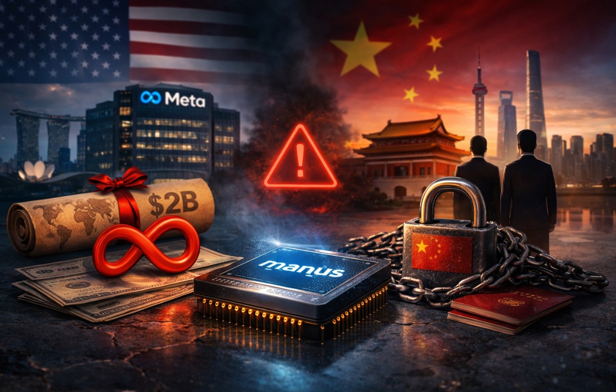 صفقة ذكاء اصطناعي تثير الجدل في بكين وسط مخاوف من استحواذ ميتا على Manus