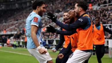 فيديو حصري: أداء عمر مرموش في مباراة مانشستر سيتي ضد نيوكاسل بكأس الاتحاد الإنجليزي