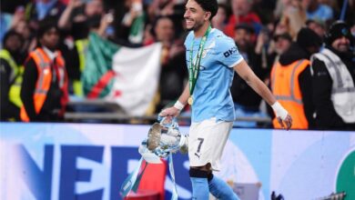 فيديو حصري: رد فعل عمر مرموش بعد فوز مانشستر سيتي بكأس كاراباو أمام آرسنال