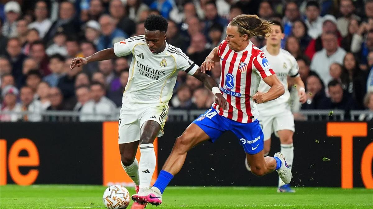 فيديو حصري: في 3 دقائق، أهداف فينيسيوس وفالفيردي تقود ريال مدريد للفوز على أتلتيكو مدريد