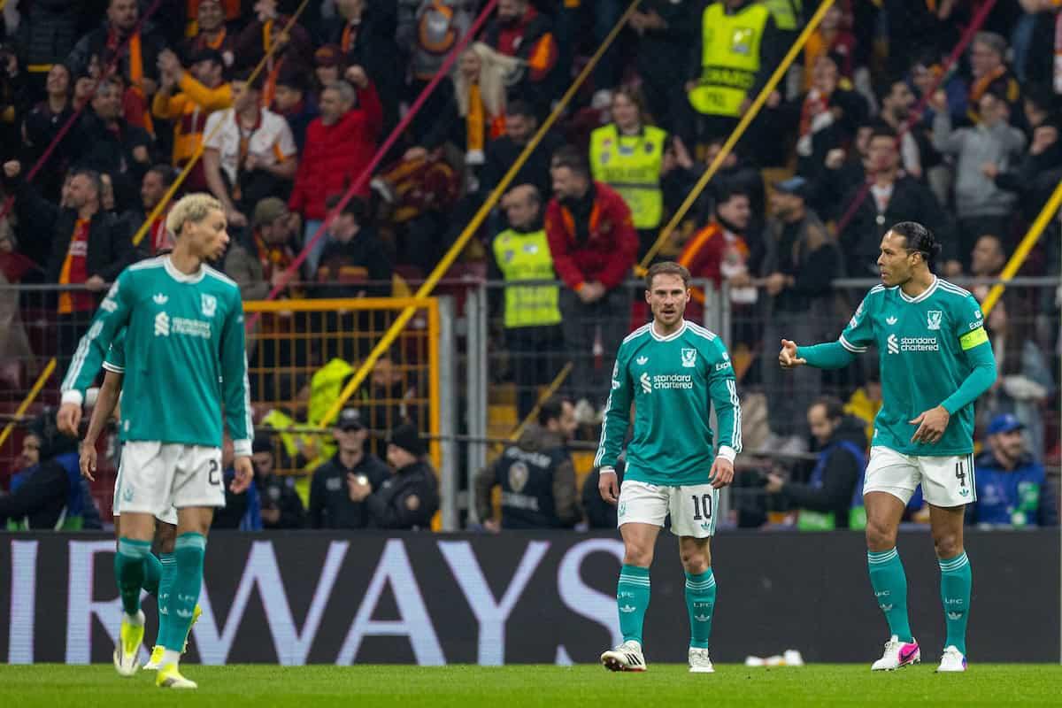 <p><strong>لاعب ليفربول: عاشنا تحديات صعبة أمام جالطة سراي، والتركيز بعيد عن كأس العالم</strong></p>