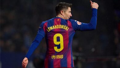 ليڤاندوفسكي: موقفه من المشاركة في مواجهة أتلتيك بلباو بالدوري الإسباني