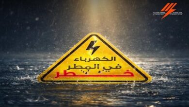 مخاطر الصعق الكهربائي إرشادات «الكهرباء» للمواطنين لتوخي الحذر خلال الطقس السيئ