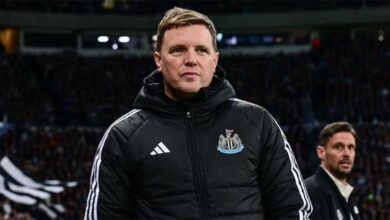 مدرب نيوكاسل يعبر عن ارتياب في صحة ضربة جزاء برشلونة ويصف النهاية بالصعبة القبول