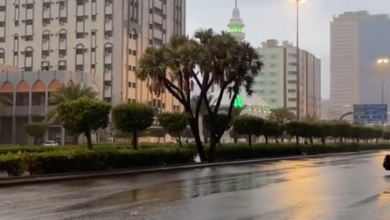 مكة المكرمة تشهد هطولاً قياسيًا: 13.4 ملم من الأمطار في ميسان