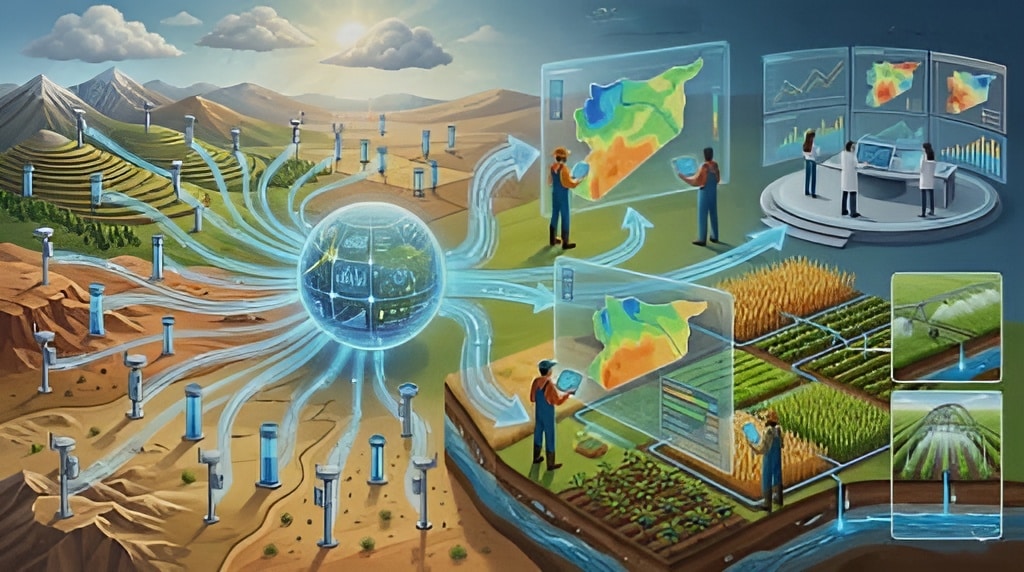 منصة غياث الرقمية تعيد تشكيل إدارة الزراعة في سوريَة من خلال البيانات المناخية