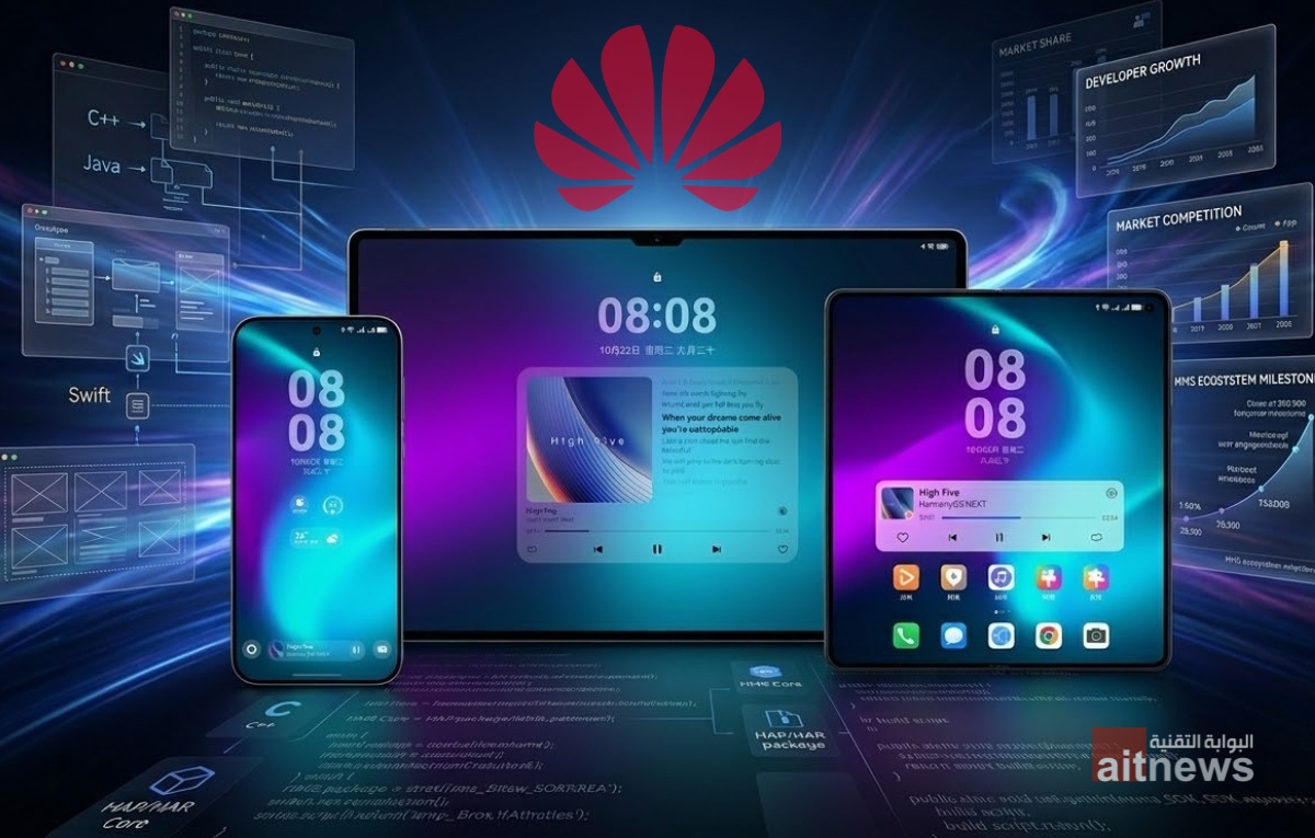 هواوي تتعهد بتحدي هيمنة أندرويد و iOS من خلال نظامها HarmonyOS