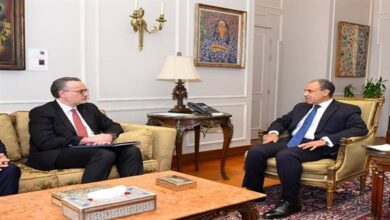 وزير الخارجية يستقبل وفد البنك الأوروبي للاستثمار في زيارة رسمية