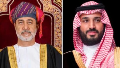 ولي العهد وسلطان عُمان يبحثان التوترات العسكرية الراهنة في المنطقة